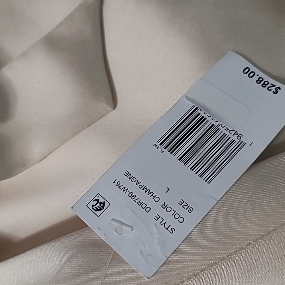 Dress the Population Verona Off the Shoulder Satin Midi Cocktail Dress - Picture 10 of 10